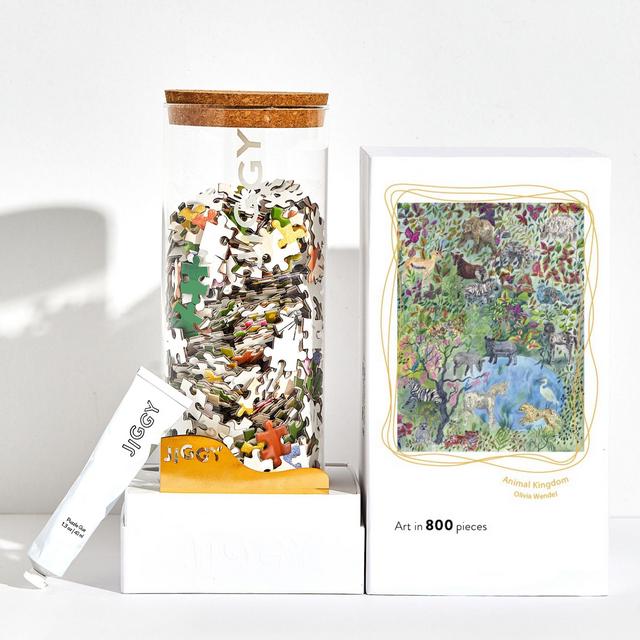 Jiggy Illustrated Jigsaw Puzzles & Puzzle Glue