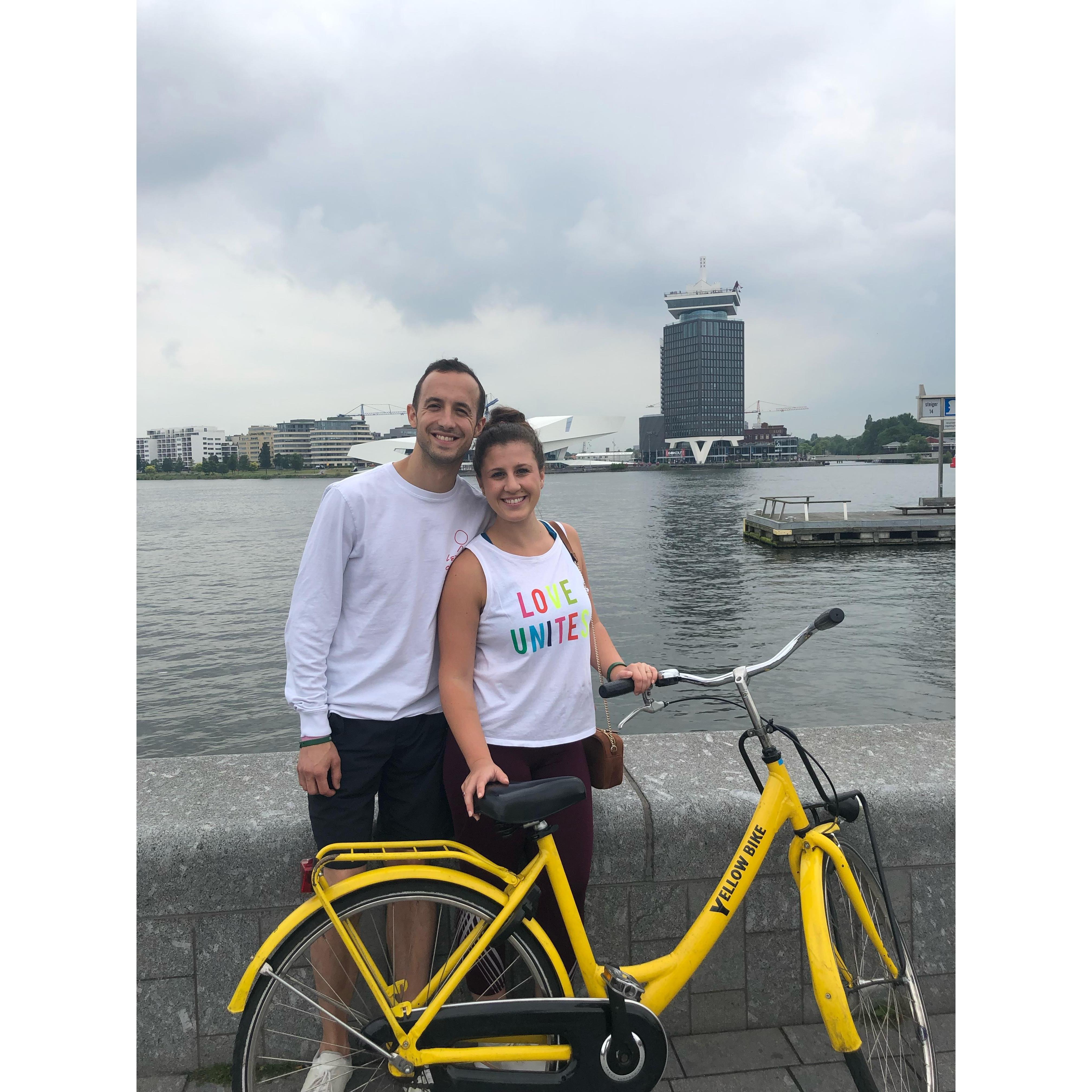 Amsterdam bike tour. What a ride!