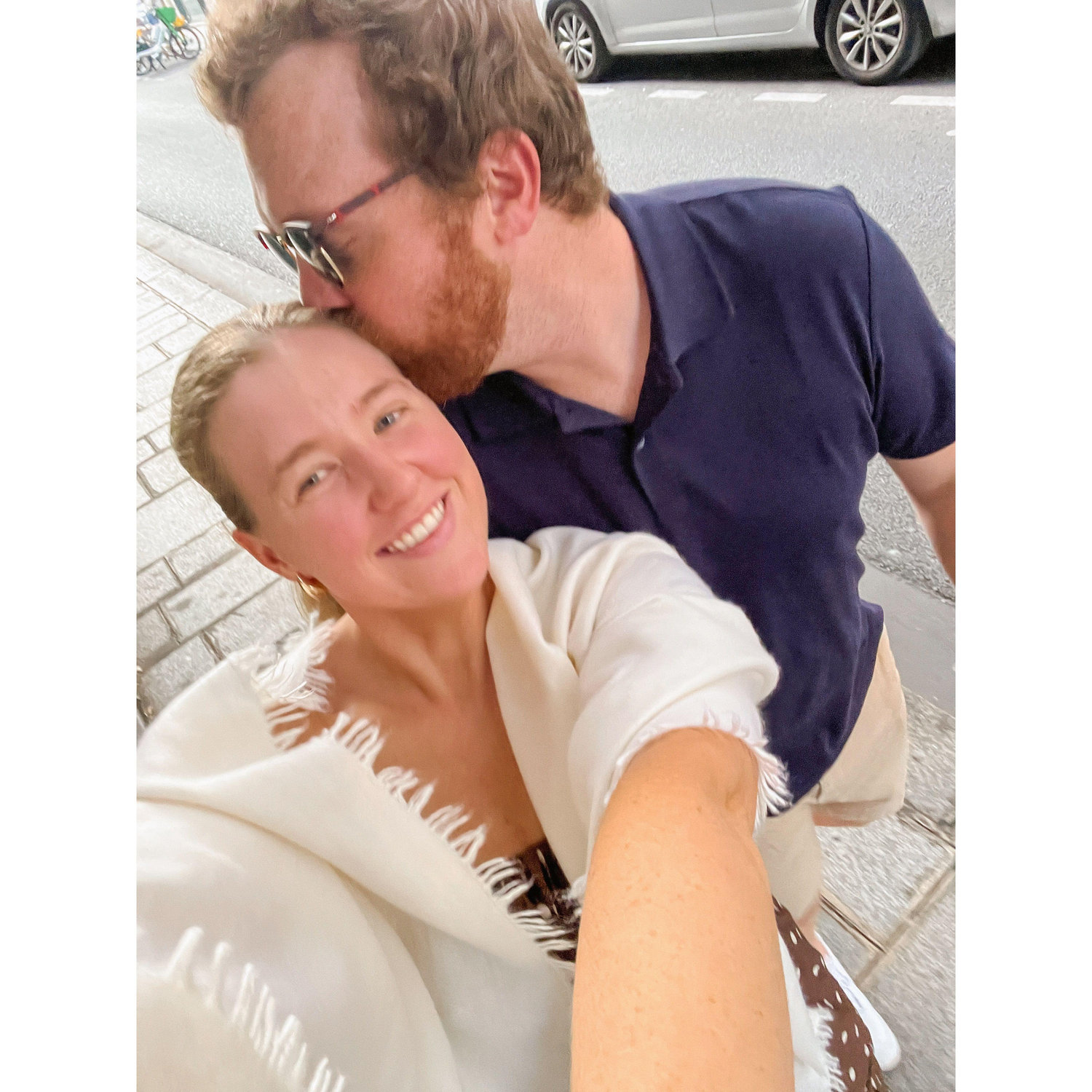 July 19, 2025 on our first night in Paris, France. Leaving our dinner in the Marais to go sightseeing!