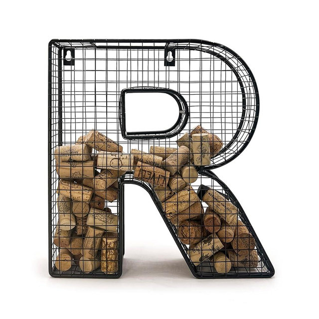 Oeno Wine Cork Holder Metal Display Collector Full Alphabet Display Letters & More (R)