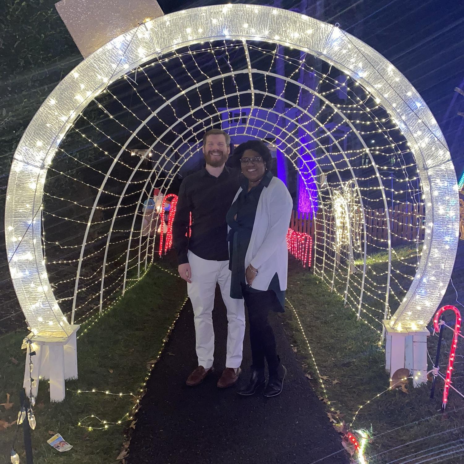 A date to see Christmas lights in the neighborhood!