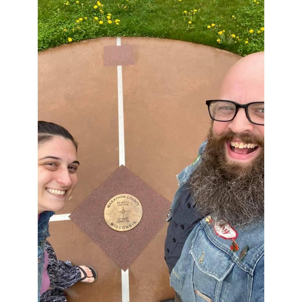 Visited the geographic center of Wisconsin