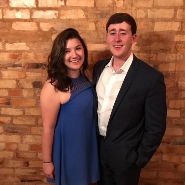 Our first photo together - we were babies!!! (May 2018)