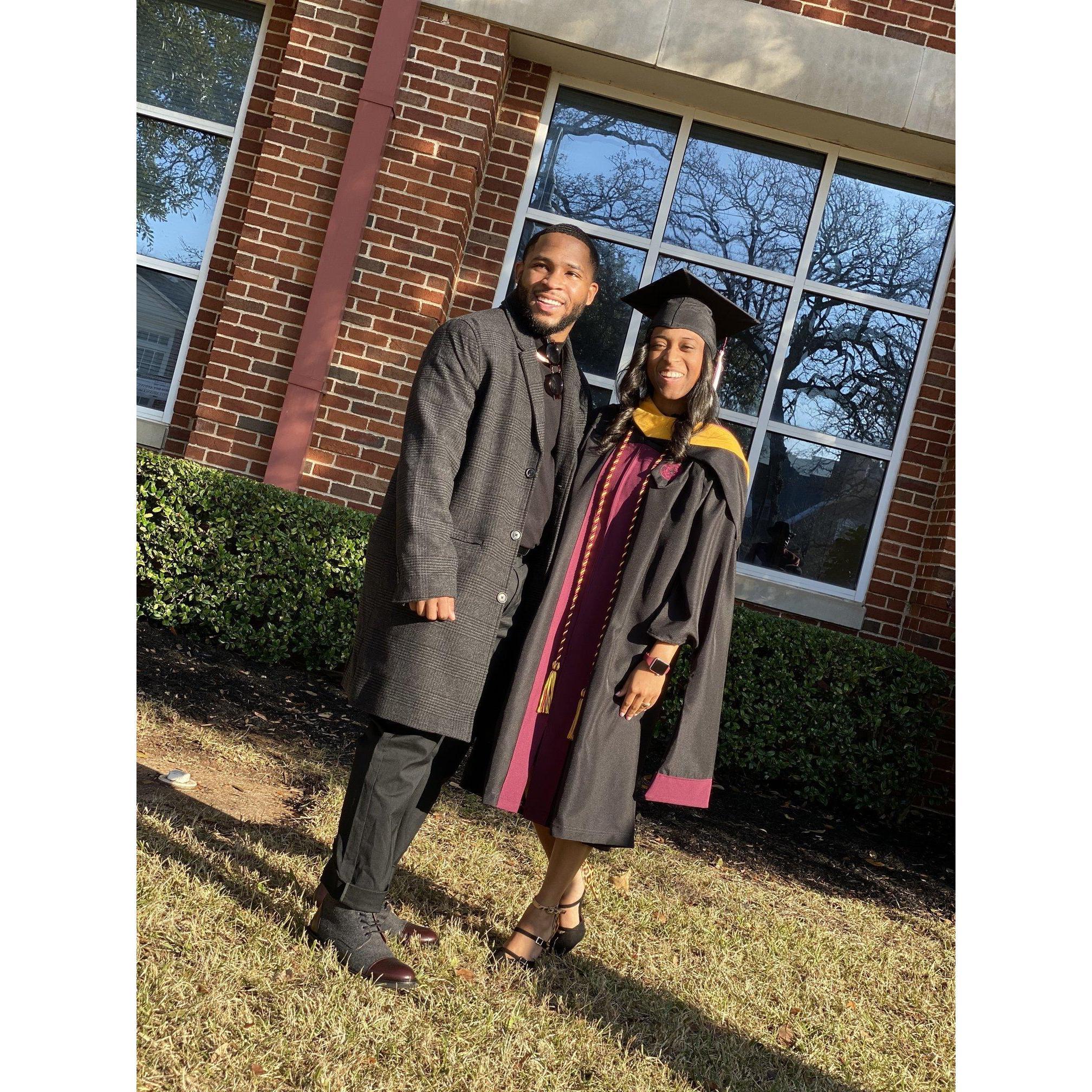 December 13, 2019 - Texas Woman's University Graduation ~ Masters of Science in Kinesiology