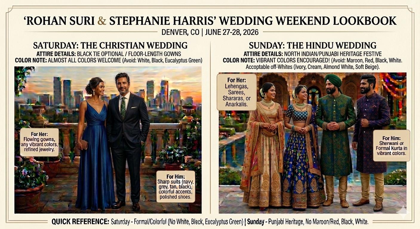 The Wedding Website of Rohan Suri and Stephanie Harris