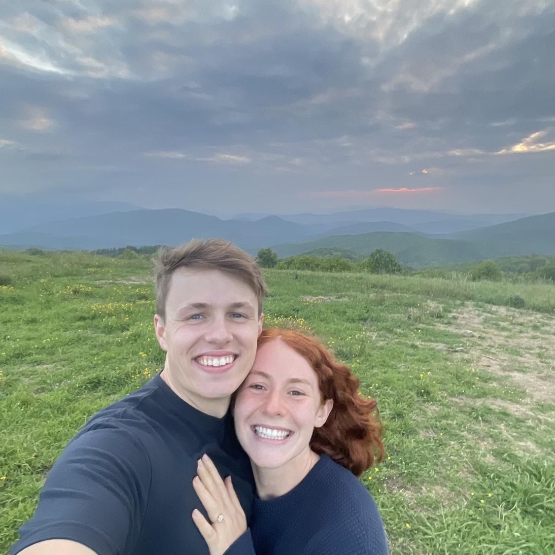 Moments after Oliver proposed :)