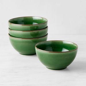 Green Provençal Cereal Bowls, Set of 4 | Williams Sonoma