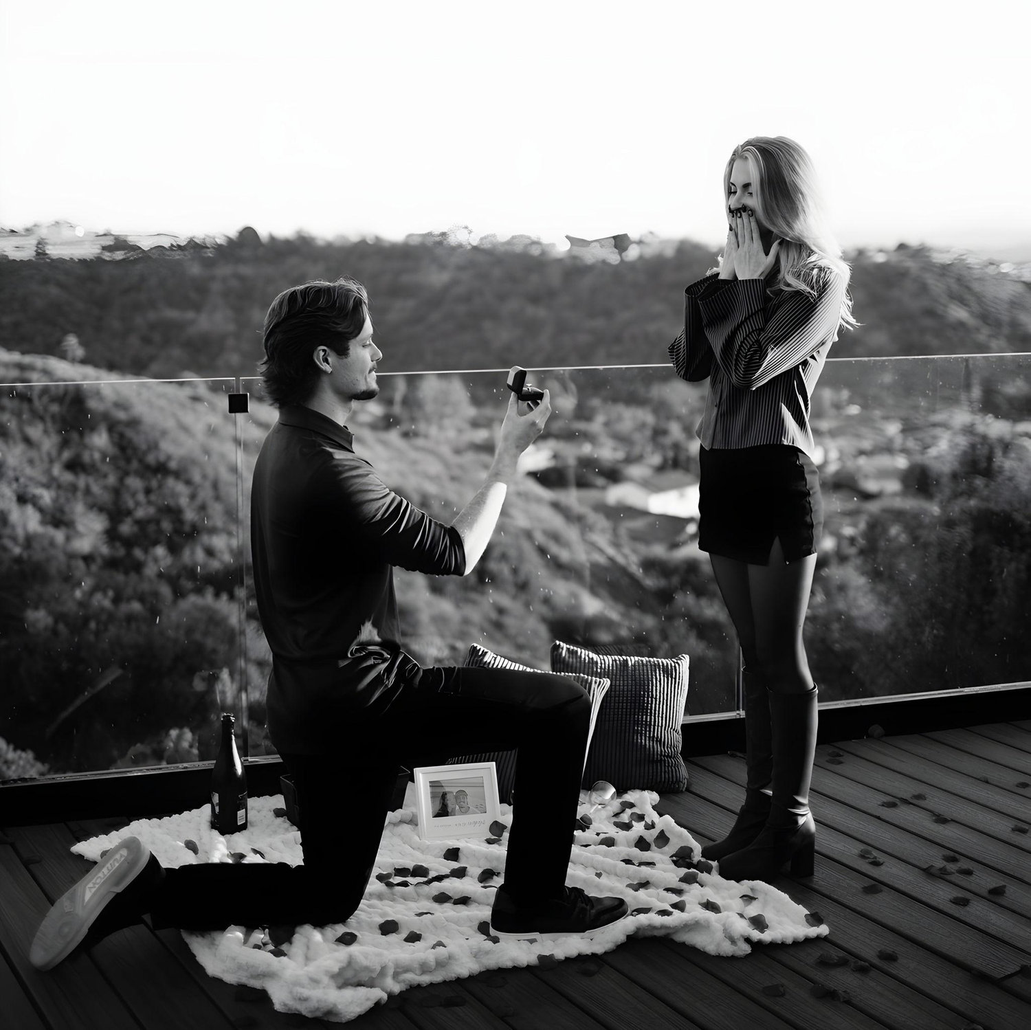 When Blake proposed!