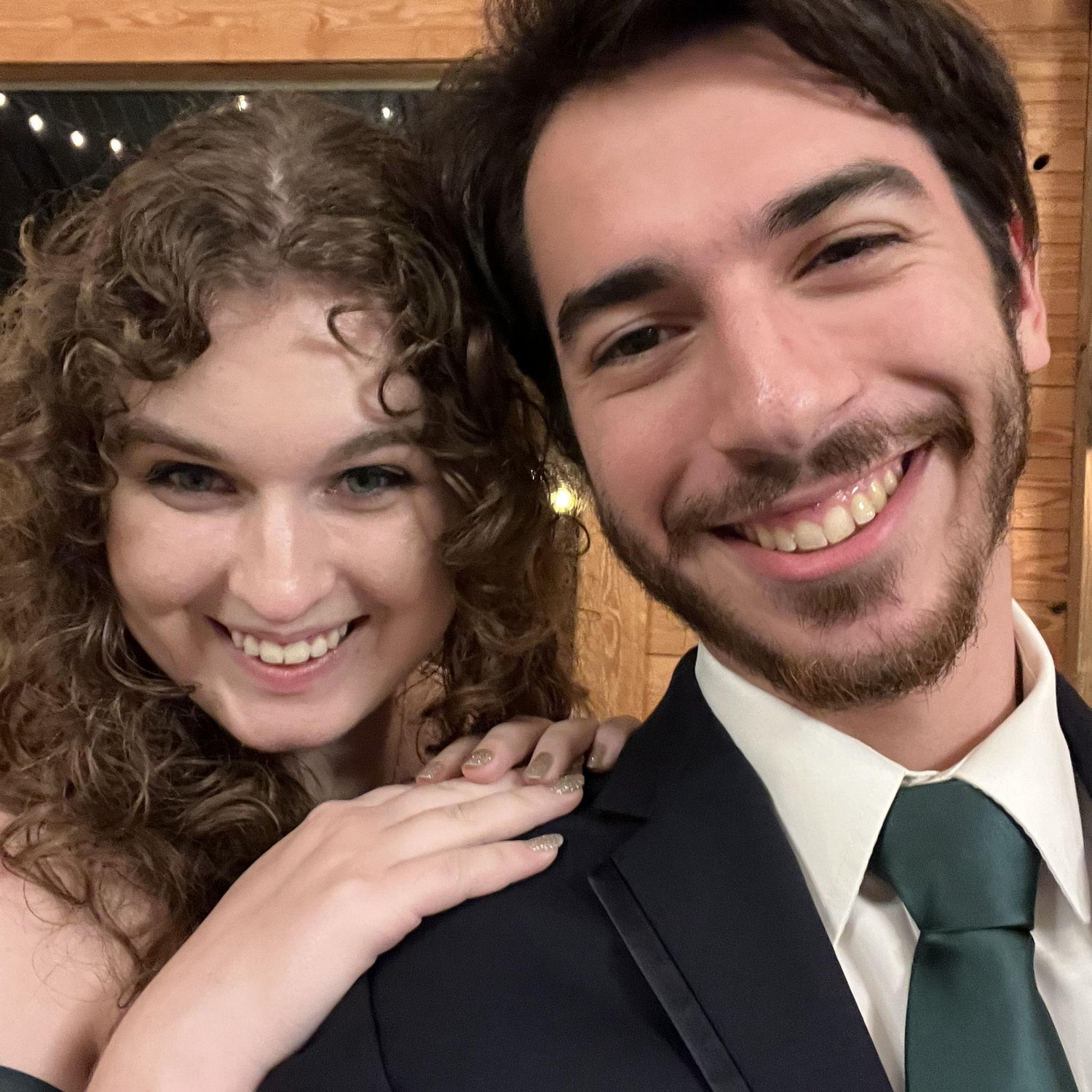 Bridesmaid and Groomsman at our best friends wedding in 2023