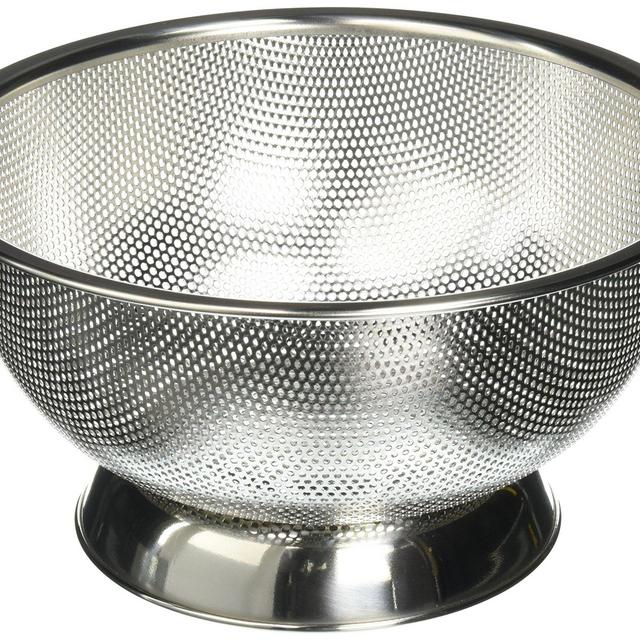 Precision Pierced Stainless Steel Colander