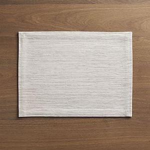 Grasscloth White Placemat