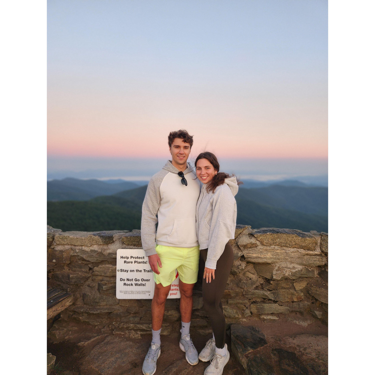 Hiking in Asheville for Brooke's 26th birthday!