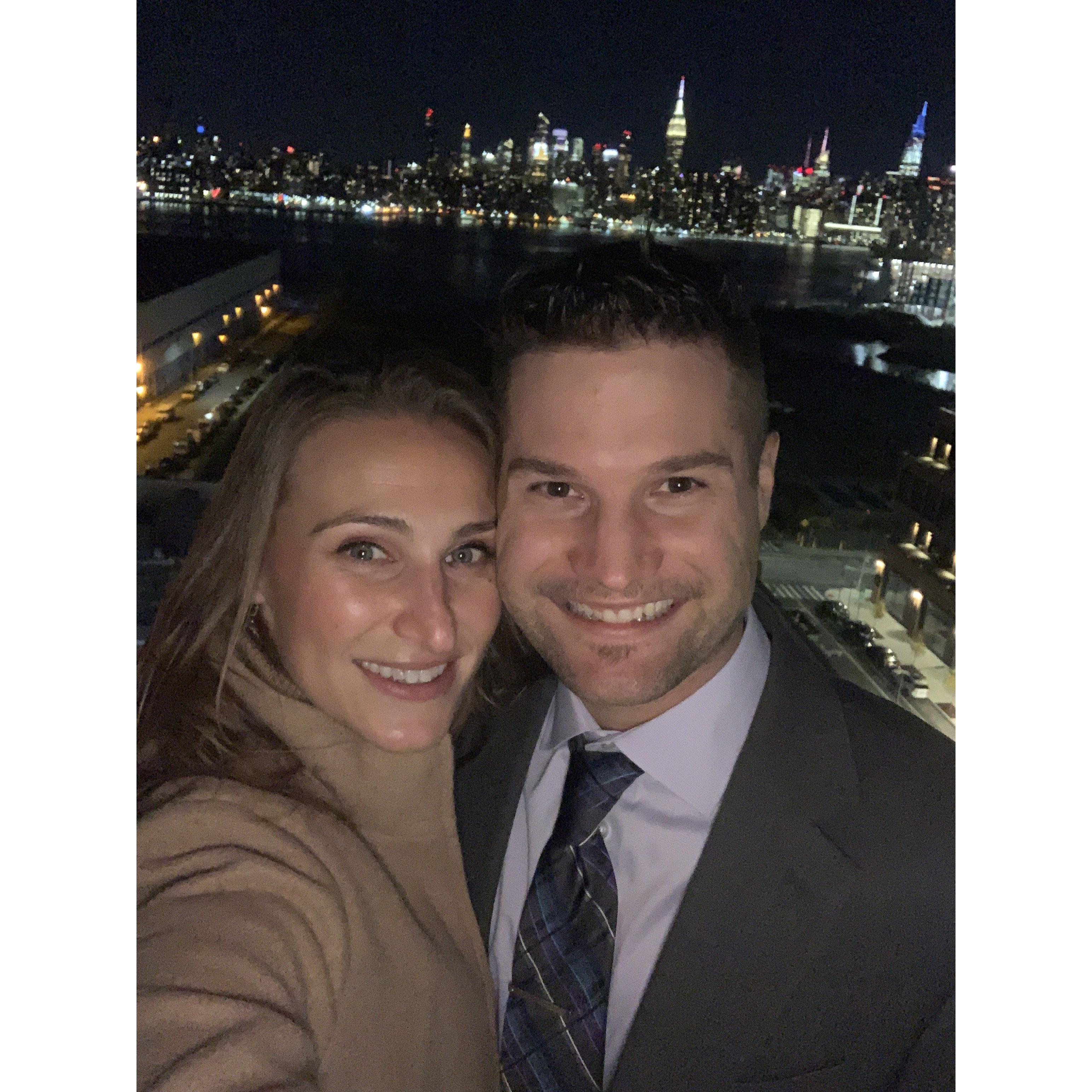 A beautiful New York City Wedding and skyline. November, 2021