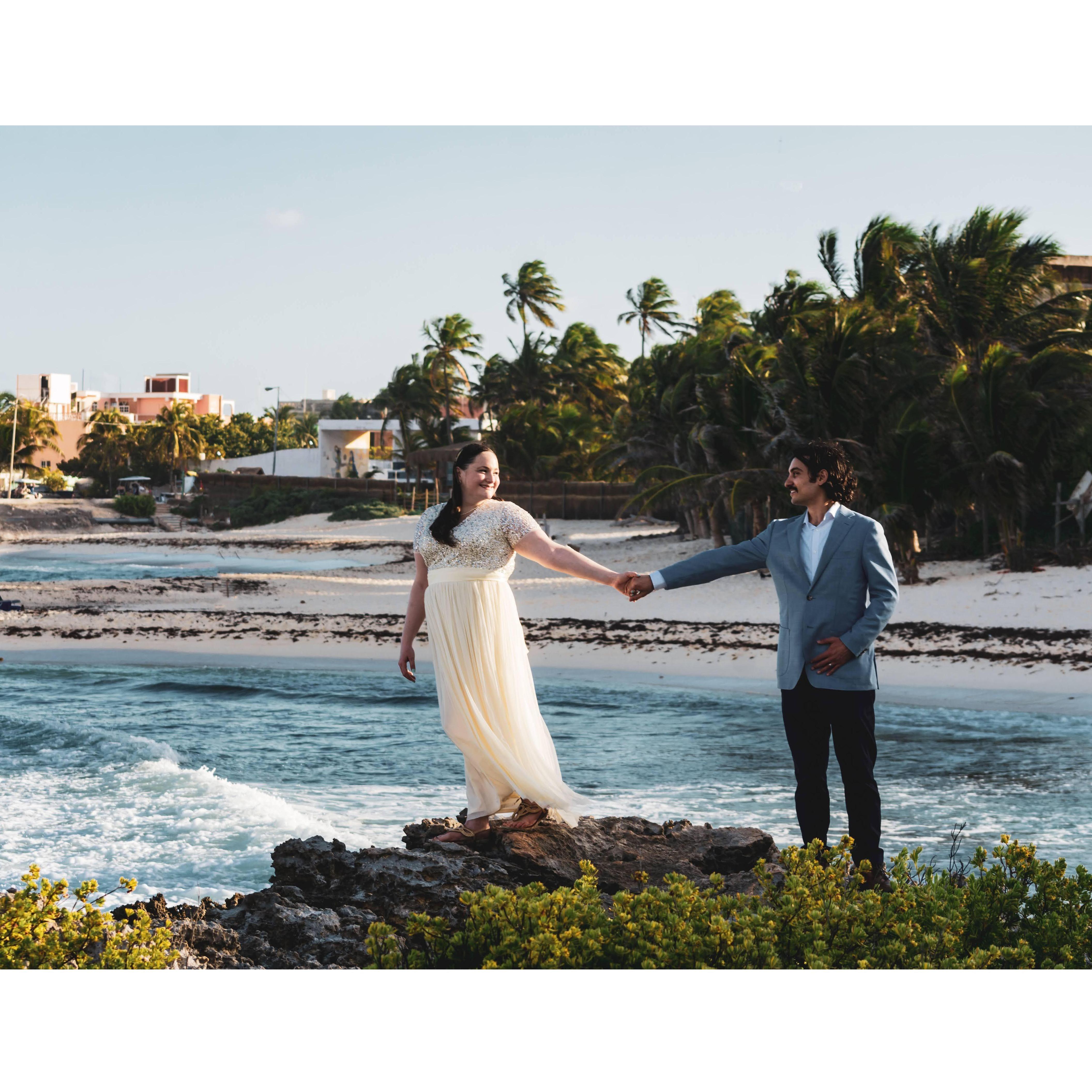 Photo shoot on Isla Mujeres
