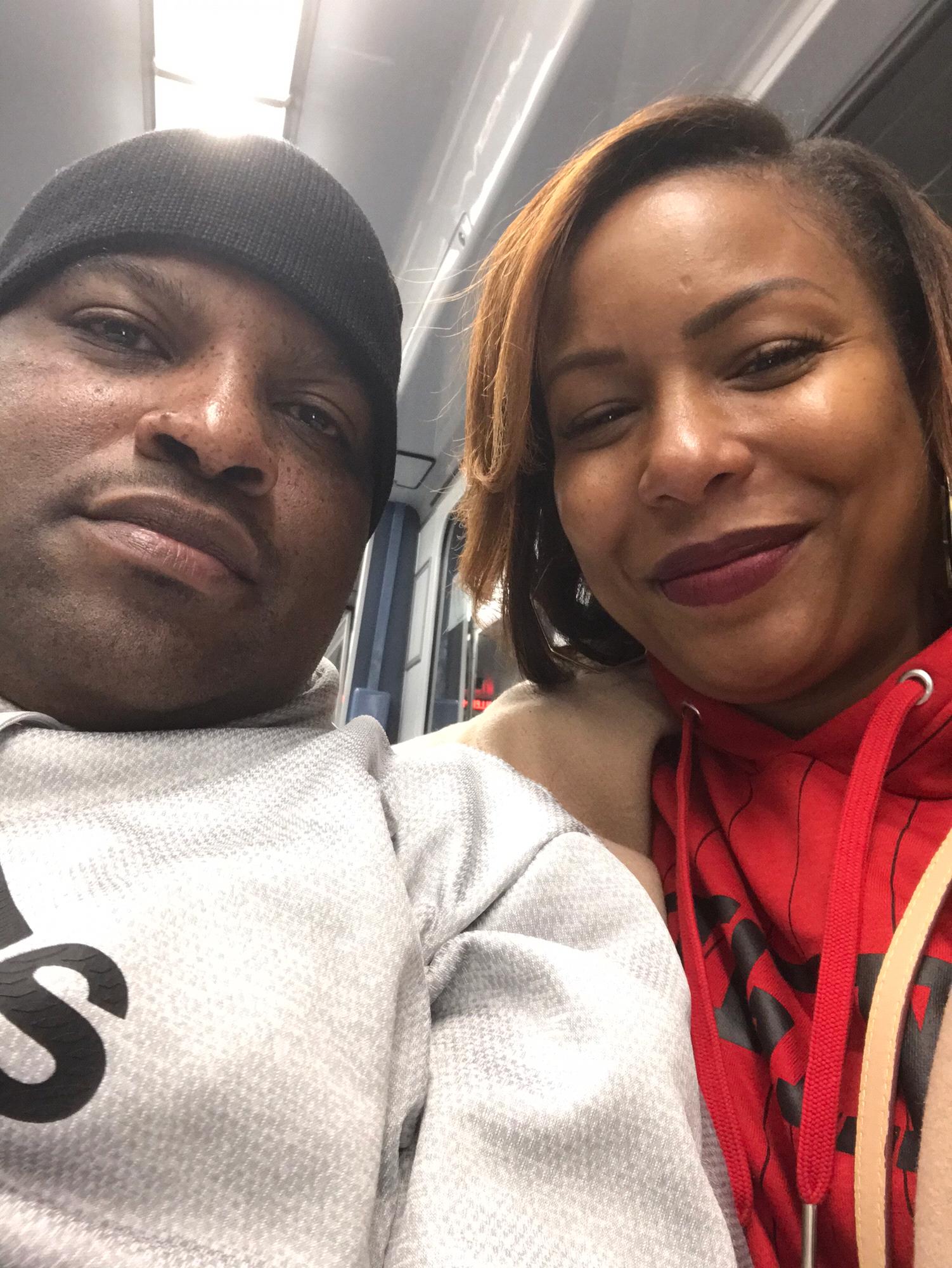 Riding public transportation in Buffalo - November