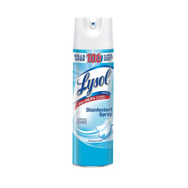 Lysol Disinfectant Crisp Linen Spray - 19oz