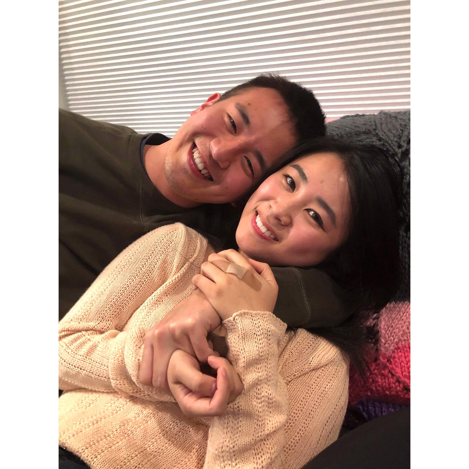 We're both happily tipsy. 快樂的醉夜. 12/2018