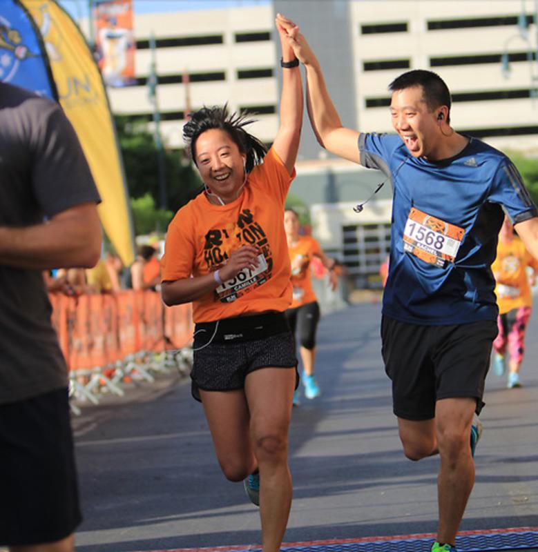 bet he didn't think he'd run a 10k after swiping right!