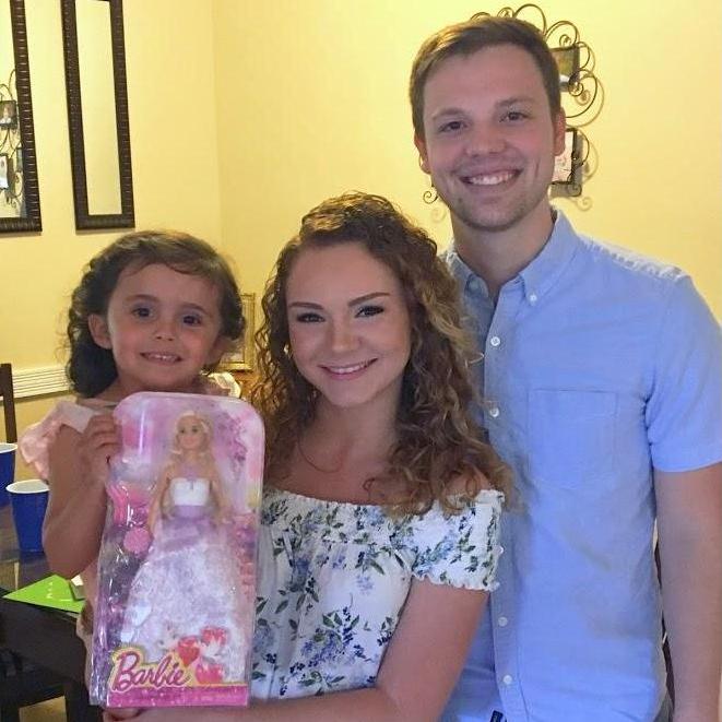 Asking Olivia to be our flower girl, and she said yes!!