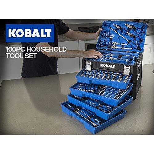 Kobalt 100-Piece Household Tool Set with Hard Case