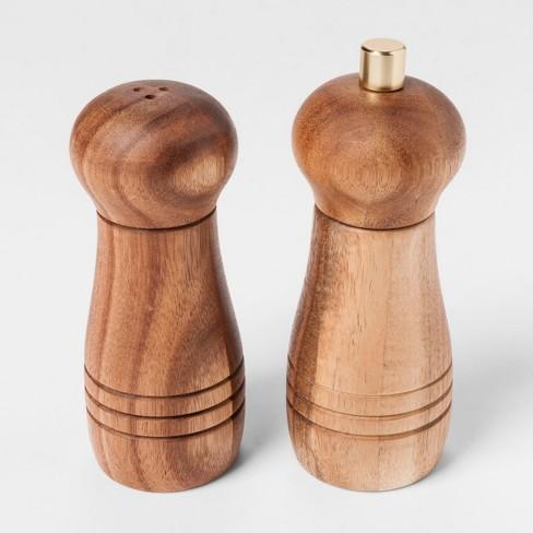 Stained Acacia Small Pepper Grinder - Threshold™