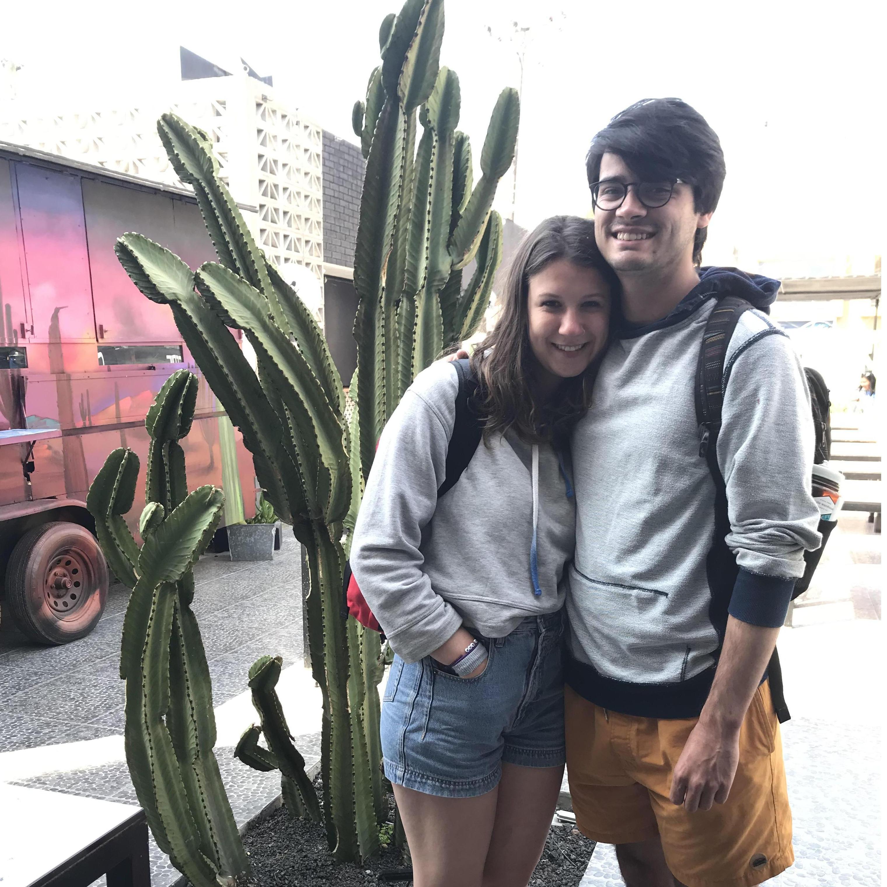 Our trip to Mexico to build a house with Olivia's Basket. This picture was taken as we were waiting to find everyone's passports to get across the border.
