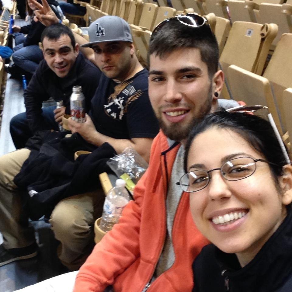 Worcester arena to see our Graca girls do their Portuguese Folk dance performance at half time