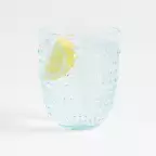 Dottie Aqua Acrylic Drink Glass