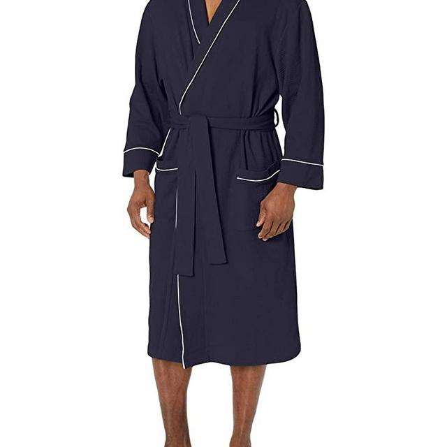 Amazon Essentials Men's Waffle Shawl Robe