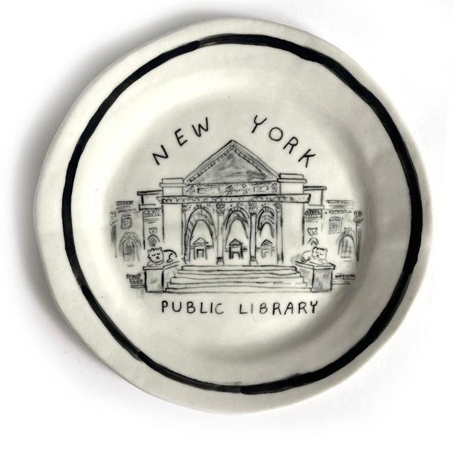 New York Public Library Souvenir Plate