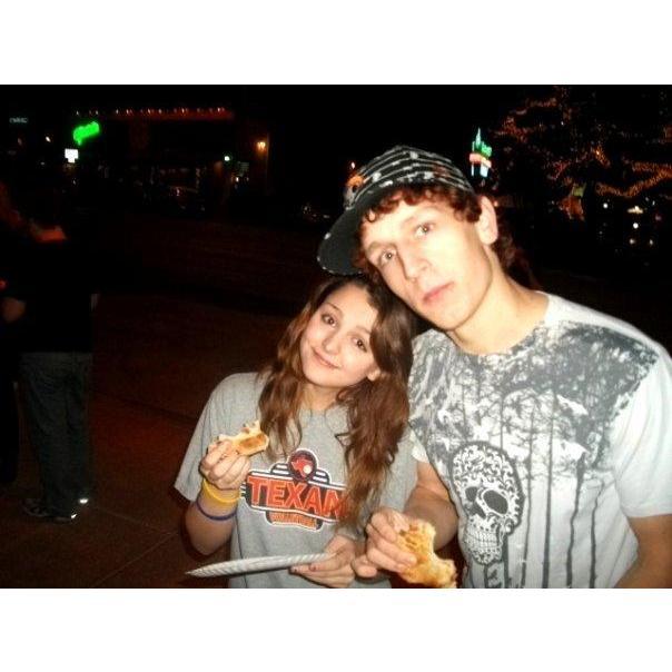 Our first photograph together.