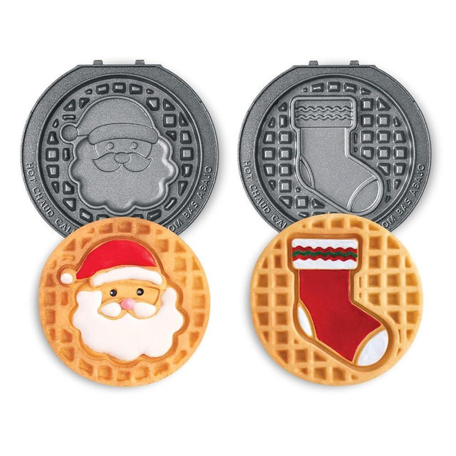 DASH Removable Plate 2-Pack for the MultiMaker® Mini Maker System (Santa, Stocking)