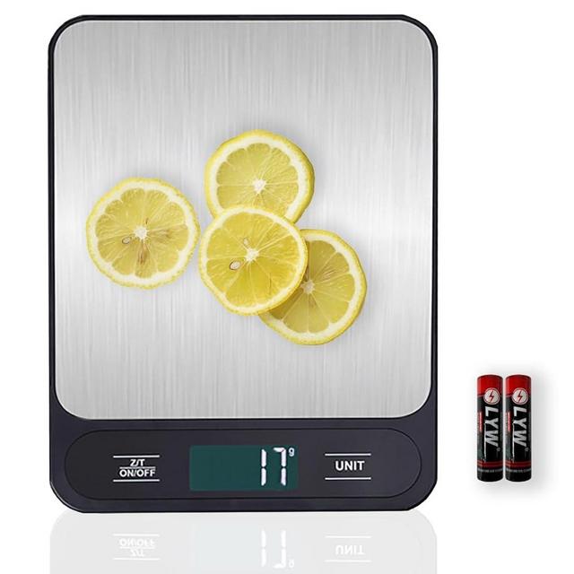 LunaCozy Food Scale,Digital Kitchen Scale,Weight in Grams and Ounces for Baking, Cooking, and Meal Prep,6 Units with Tare Function,LCD Display,11lb,Scale for Food