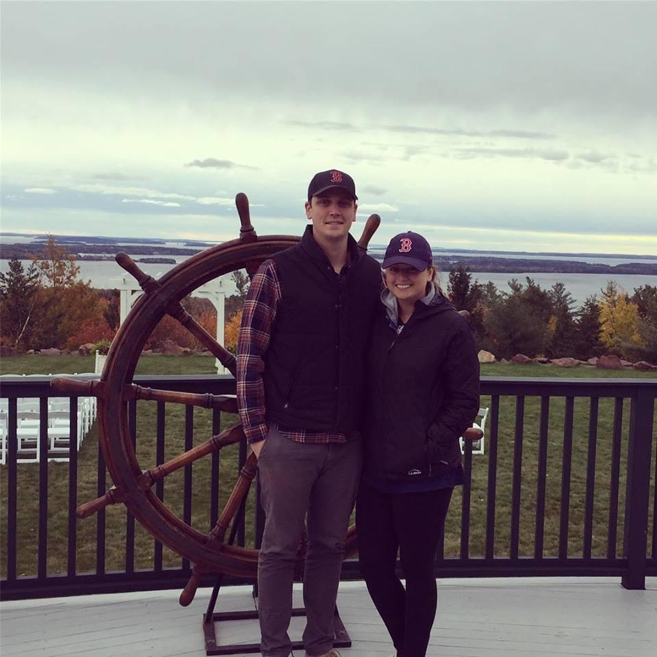 Visiting Point Lookout Resort, our original venue, 2 years before our wedding, October 2018