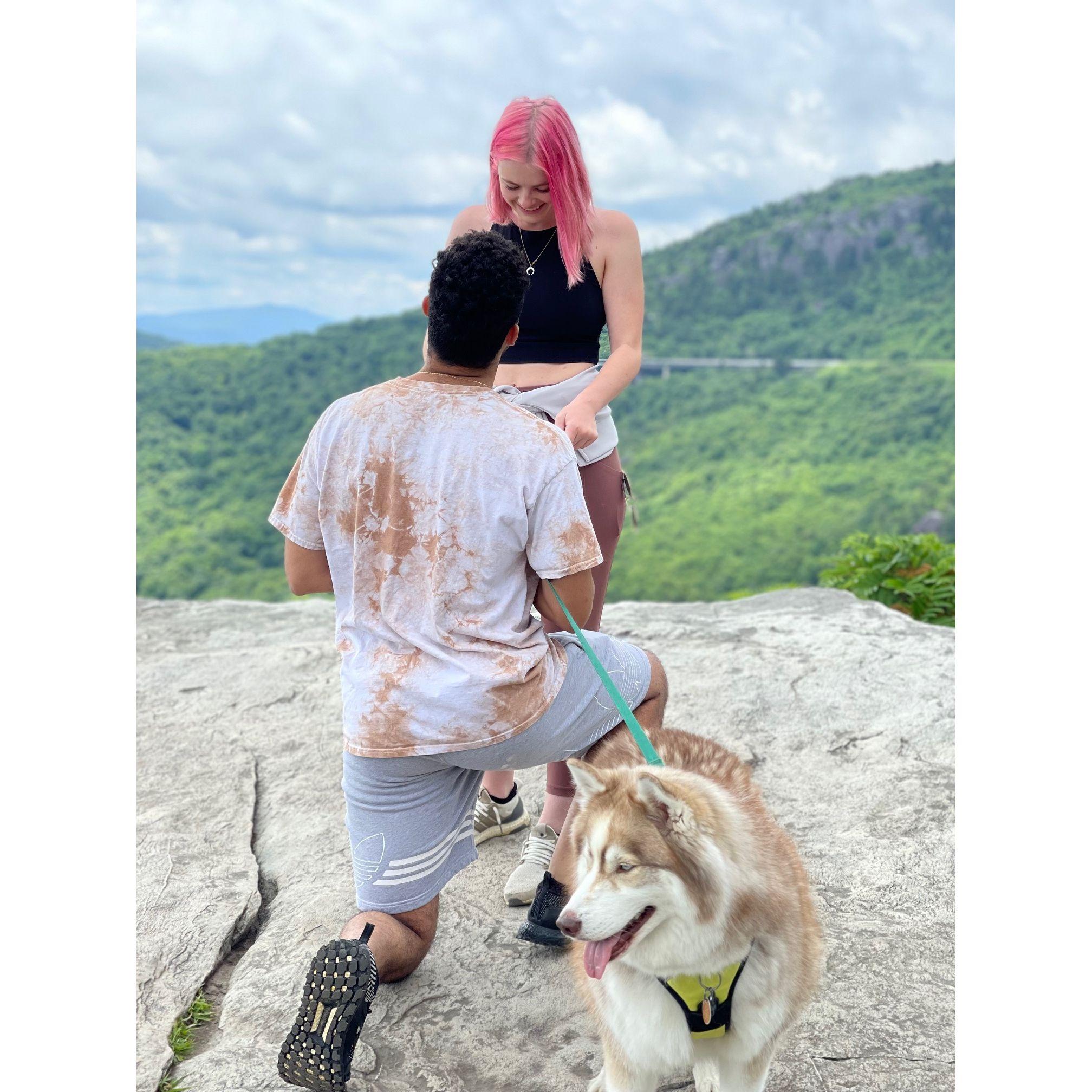 Before he finally popped the question in 2021! (I know its been a while since we got engaged)