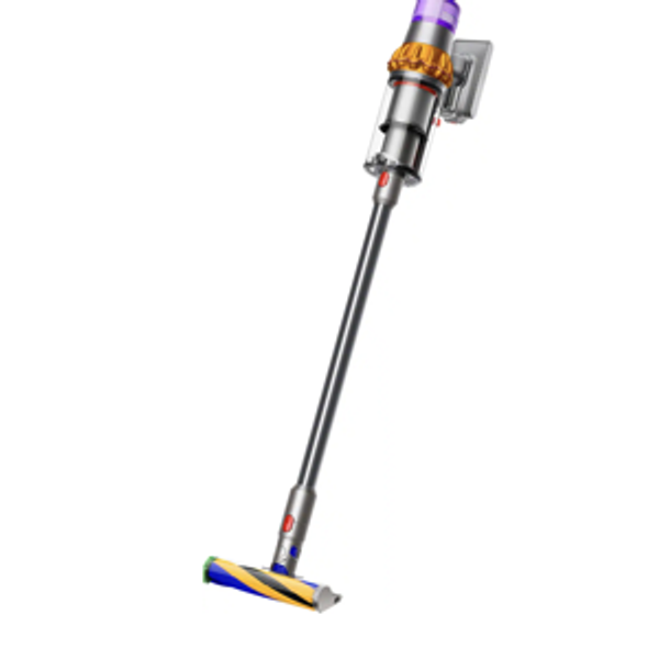 Dyson - V15 Detect Extra Cordless Vacuum with 10 accessories - Yellow/Nickel