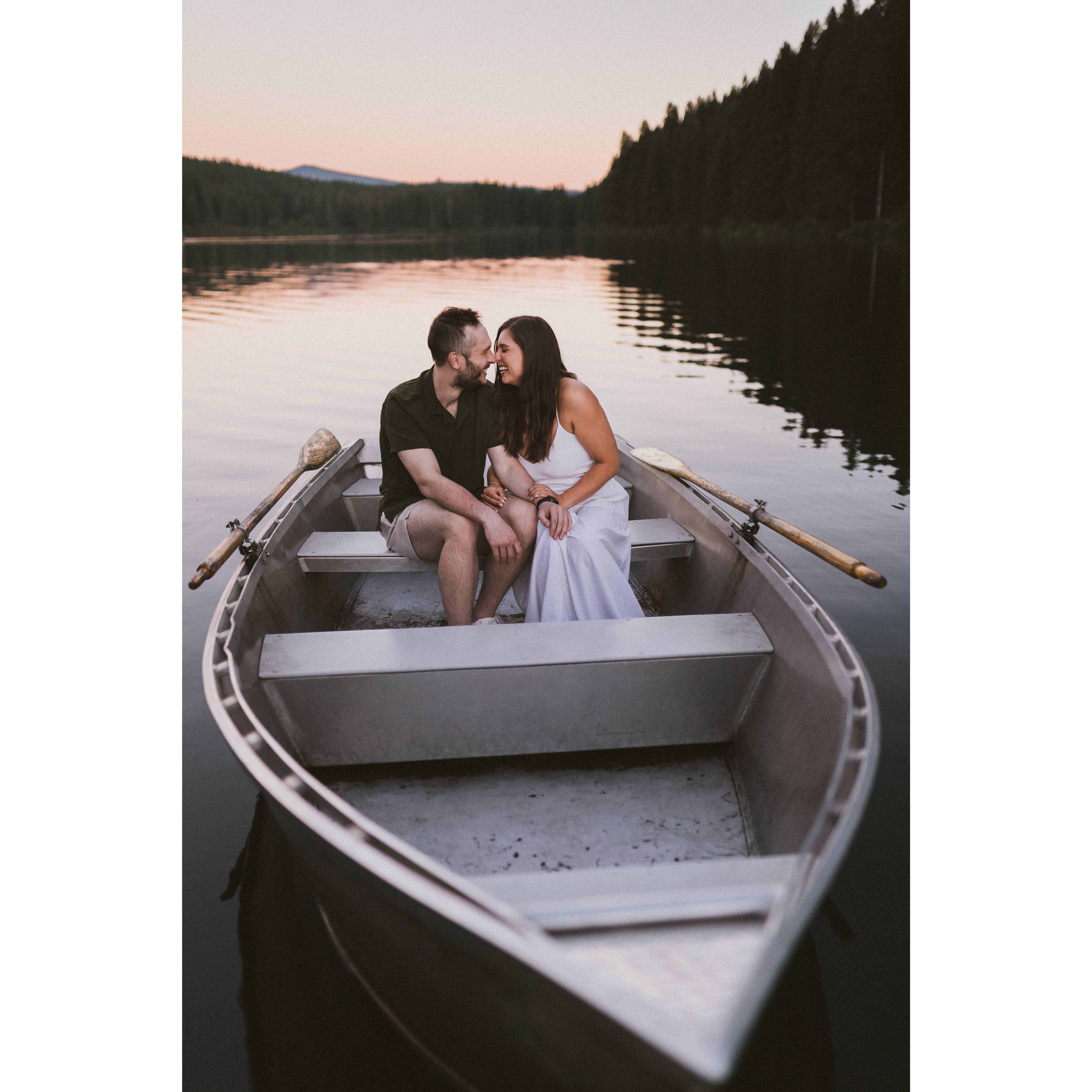 Our engagement shoot with Tony Gambino, just outside of Sisters, Oregon!