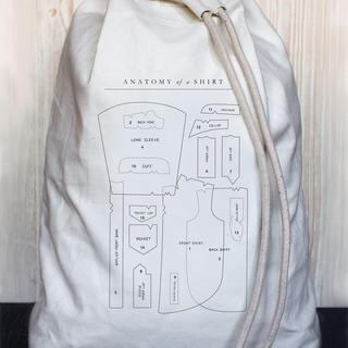 "Anatomy of A Shirt Laundry" Bag