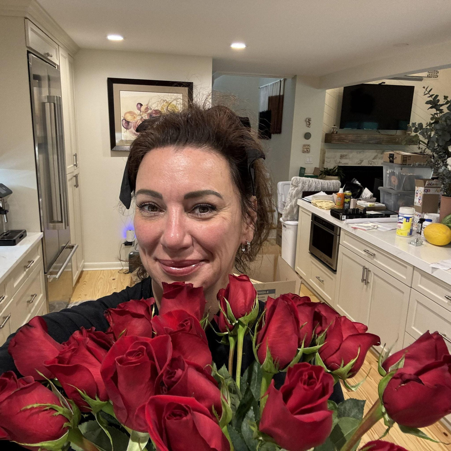 Camille likes her roses from Drazen!