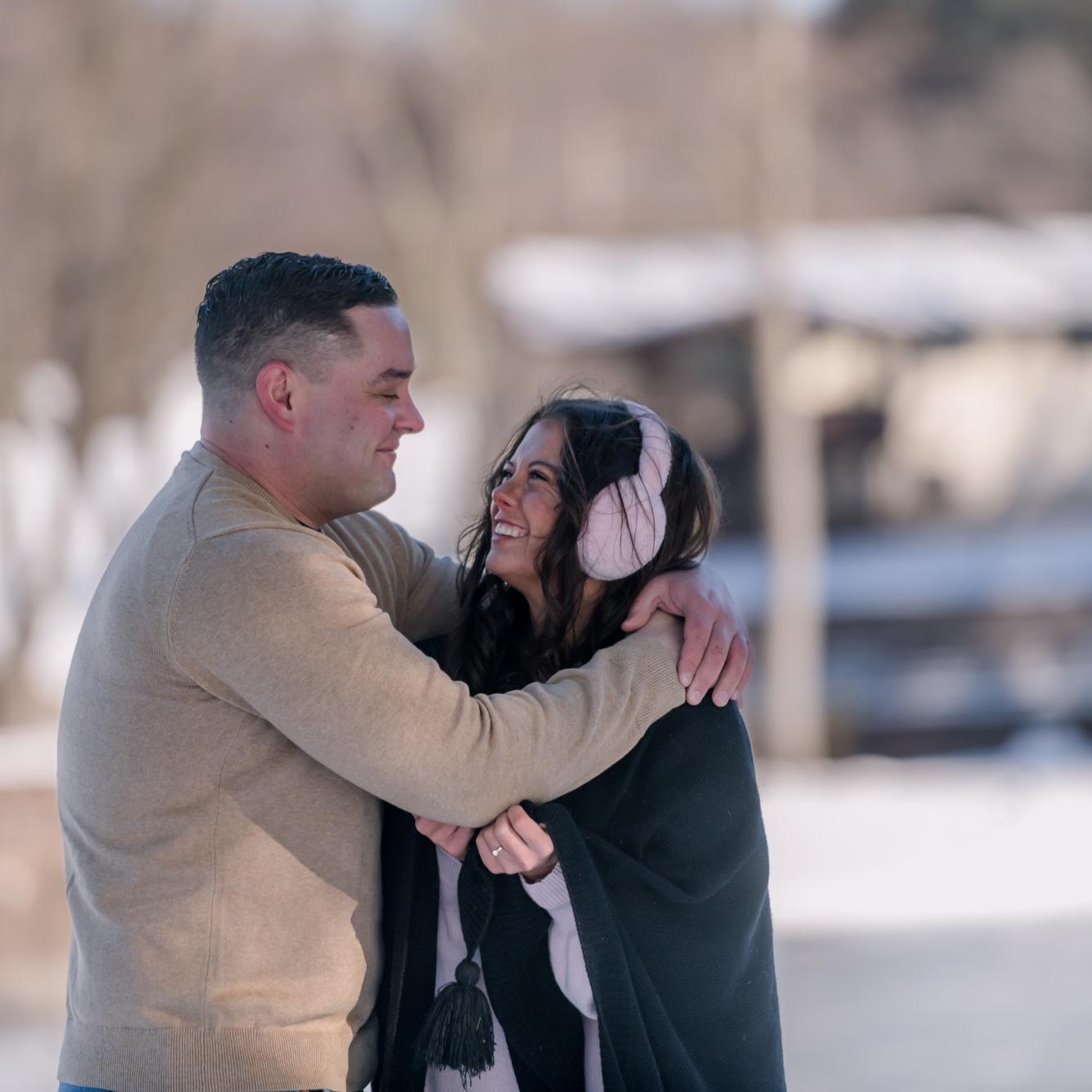 The engagement photos: coldest day of the year