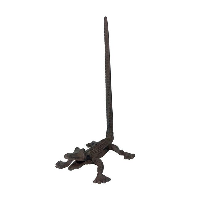 Alligator Cast Iron Animal Paper Towel Holder