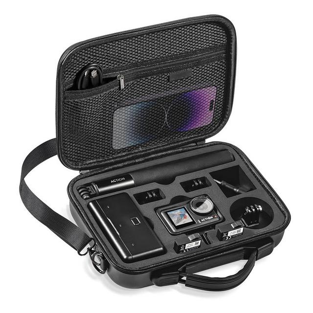 Tomat Action 5 Pro Carrying Case for DJI Osmo Action 5 Pro/Action 4 Camera Accessories Hard Shell Bag Travel Case Compatible with DJI Action 5 Pro/Action 4 Adventure