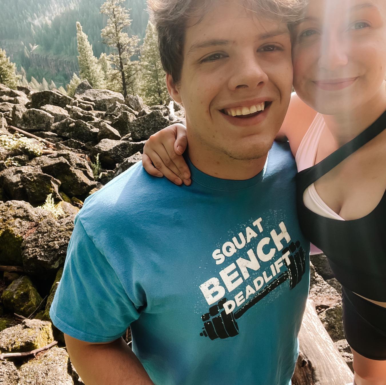 Dayle's favorite date: Hiking by Mesa Falls!