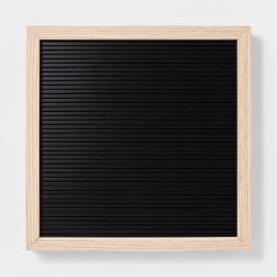 12"x 12" Letterboard Black - Room Essentials™
