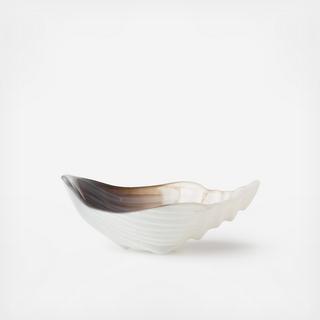 Sabbia Glass Conch Shell Bowl