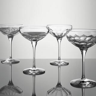 Mixology Assorted Champagne Coupe, Set of 4