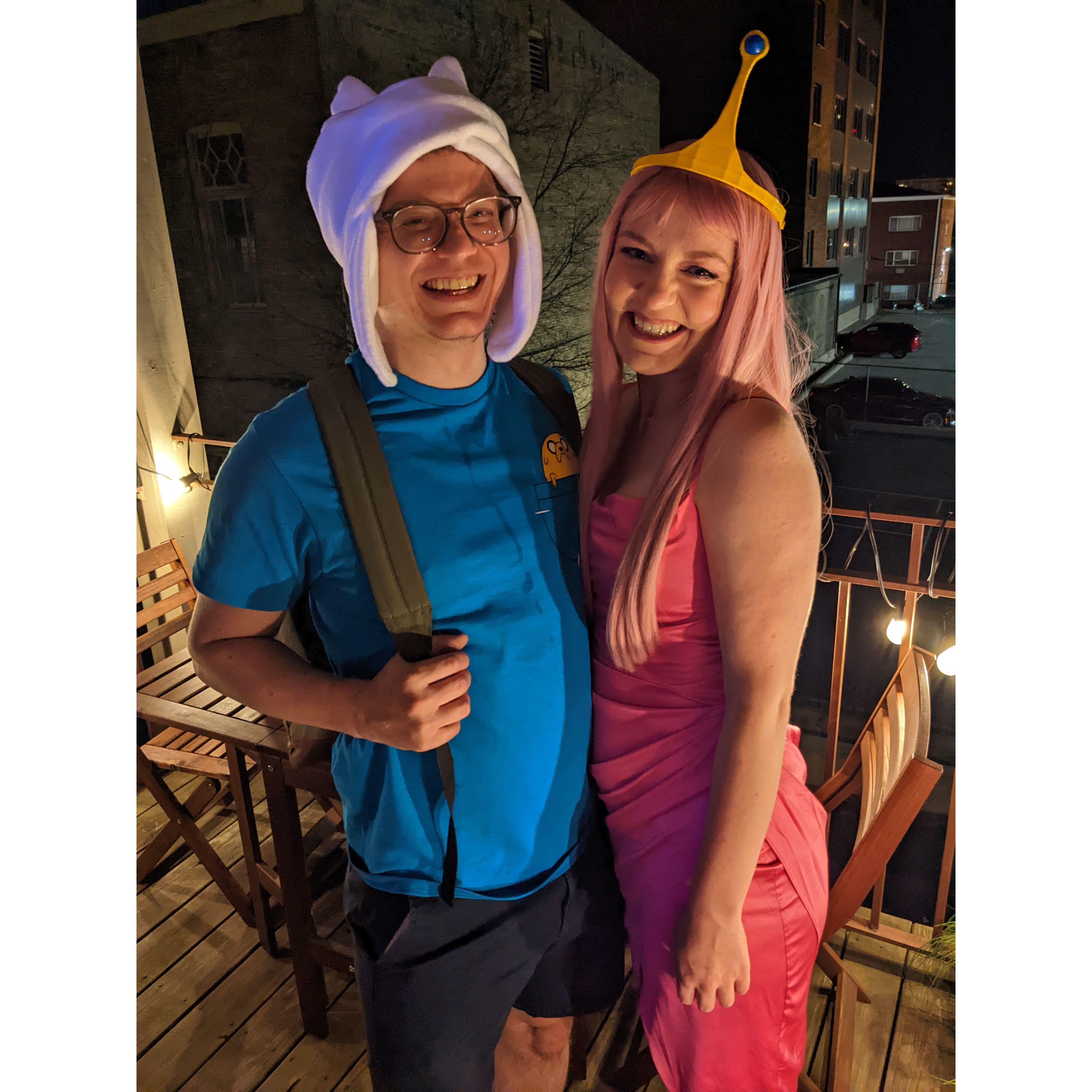 Halloween! Finn and Princess Bubblegum!