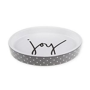ED Ellen DeGeneres Words Soap Dish in White/Grey