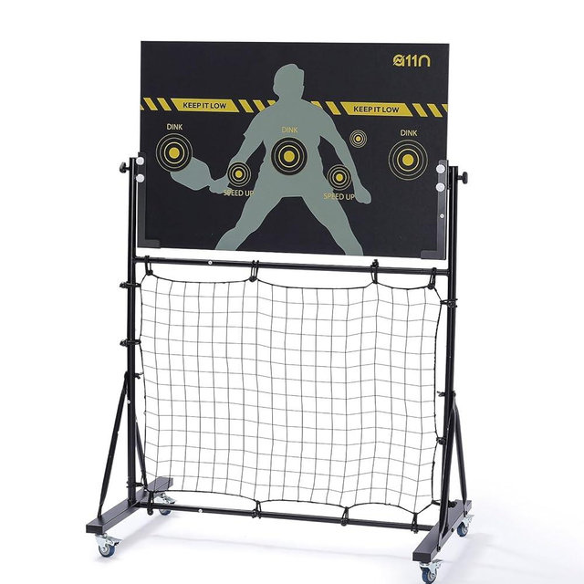 [Upgraded] A11N Pickleball Practice Rebounder, Adjustable Angle Dual-Sided Pickleball Dink Pad - Dink Board for Forehands Backhands Training