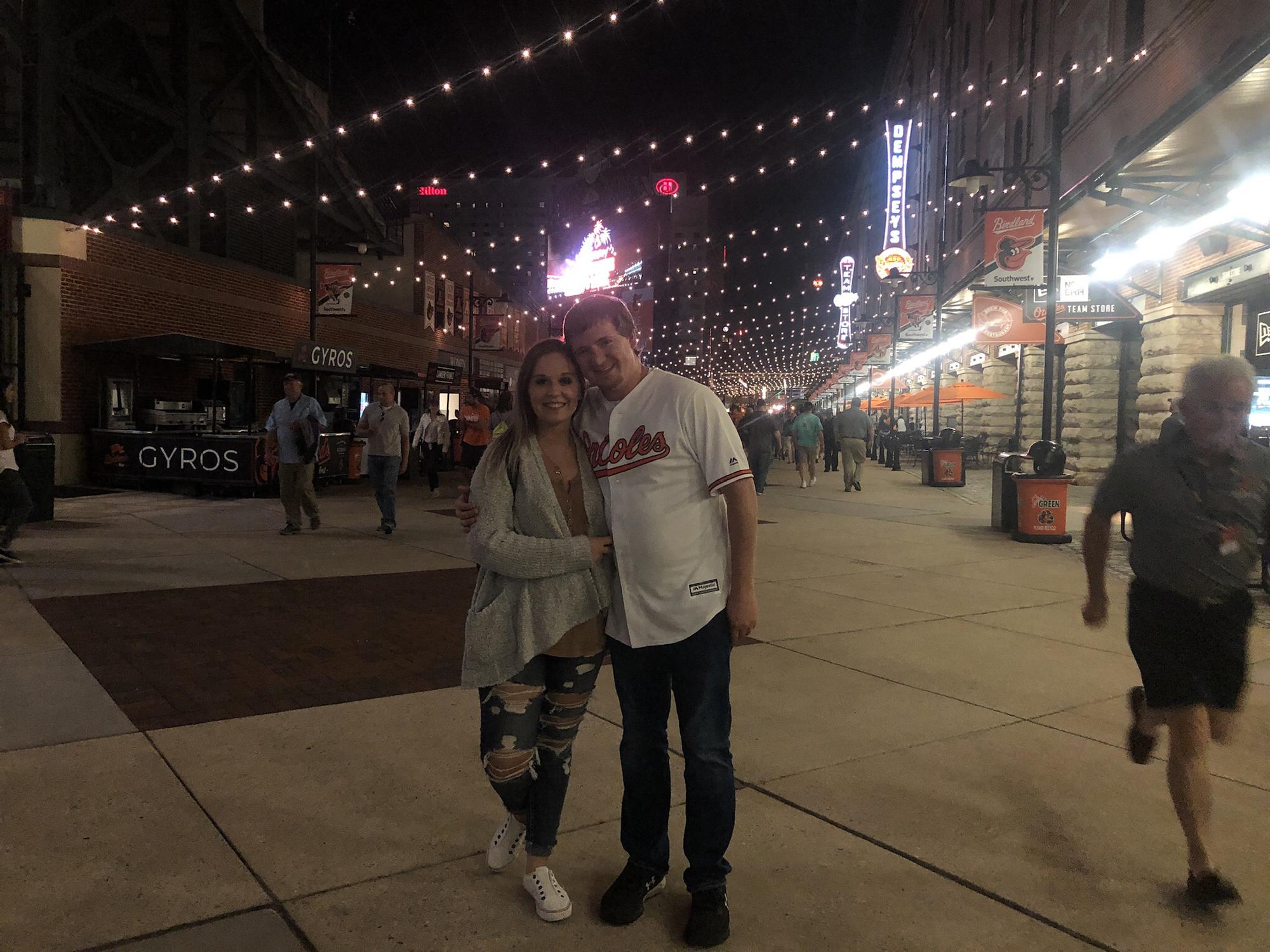 Baltimore after the game!